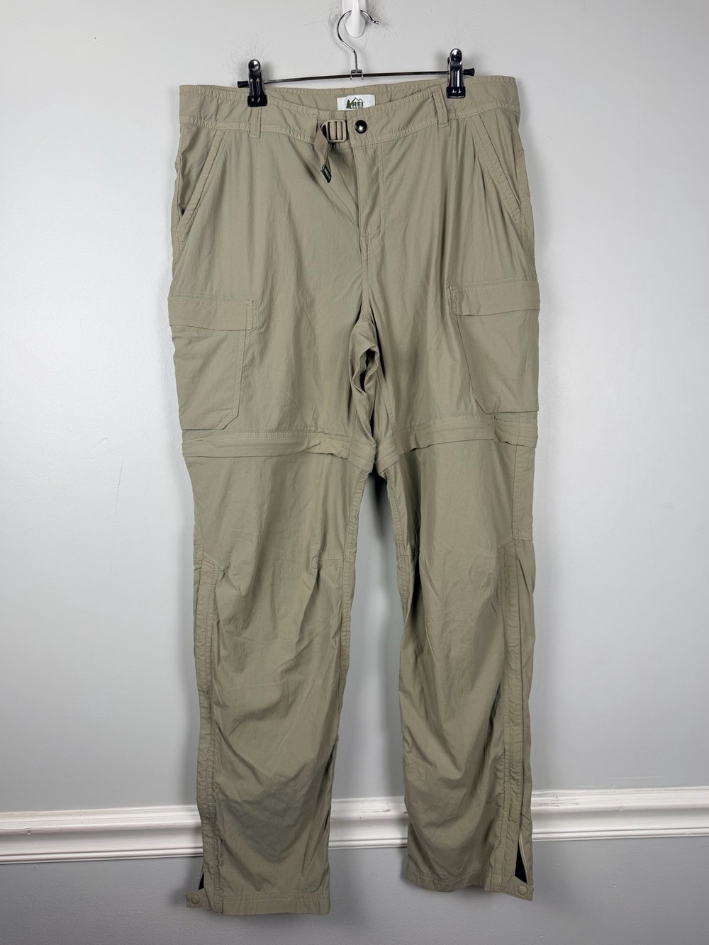Rei co-op Convertible Pants Womens 14 Zip Shorts Hiking Outdoor Nylon